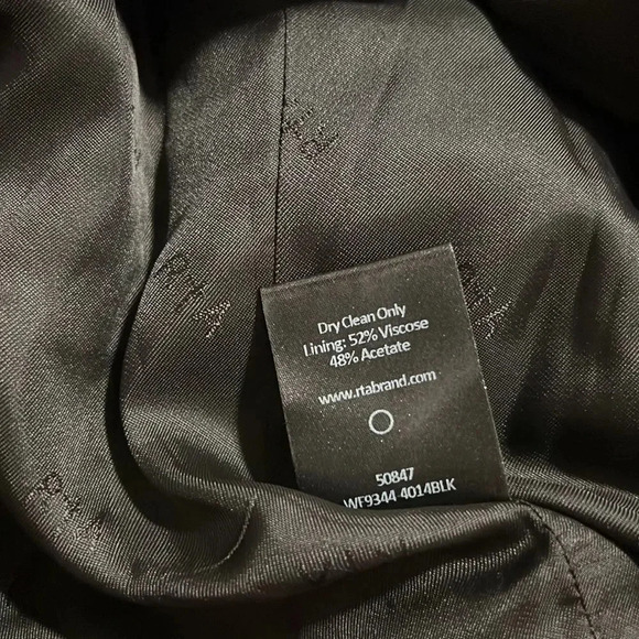 RTa Stella double layer 100% virgin wool blazer Large - Picture 11 of 15